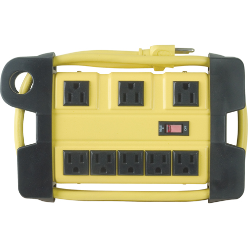 Workshop Power Box, 8 Outlet(s), 6', 15 Amps, 1875 W, 125 V O-Max