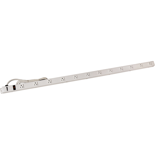 4' Power Strip, 12 Outlet(s), 6', 125 V O-Max
