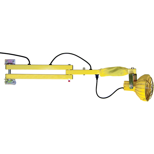 Lampes avec bras flexible pour quais, Ampoule Incandescente, Bras 60" O-Max