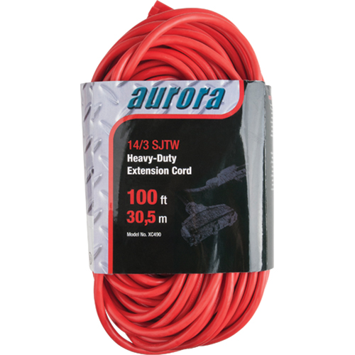Cordon rallonge en vinyle, Ext&eacute;rieur, SJTW, AWG 14/3, 13 A, 3 prise(s), 100' O-Max
