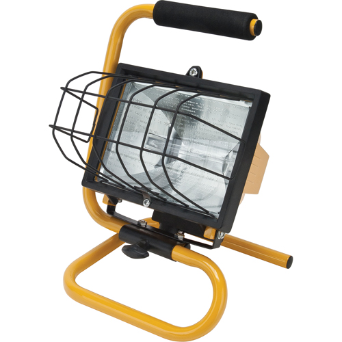 Projecteur portatif, Halog&egrave;ne, 500 W, 8000 lumens, Boîtier en Acier O-Max