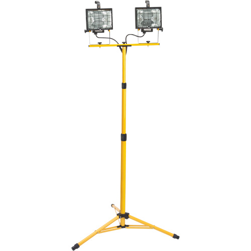 Projecteur double, Halog&egrave;ne, 500 W, 16000 lumens, Boîtier en Acier O-Max