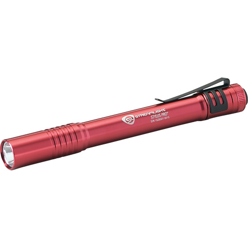 Stylus Pro&reg; Pen Light, LED, 100 Lumens, Aluminum Body, AAA Batteries, Included O-Max