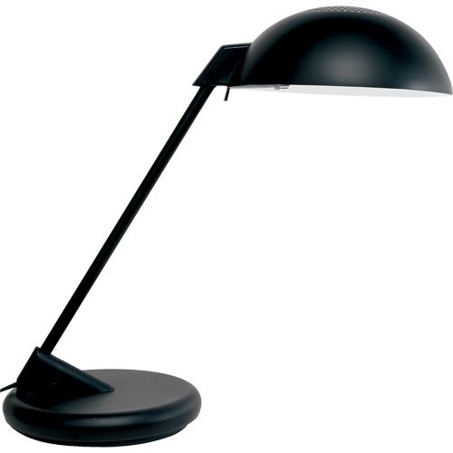 Lampe de bureau, 100 W, Incandescente, Noir O-Max