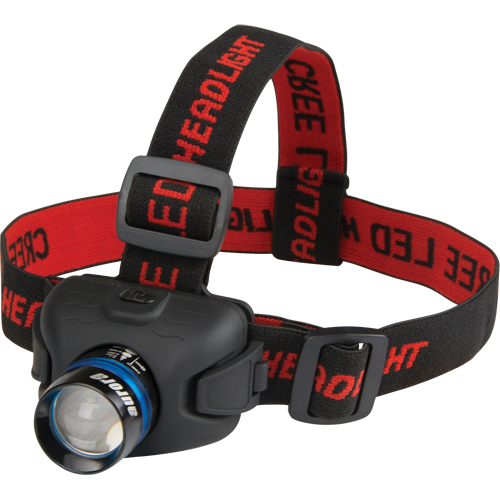 Lampe frontale Cree, DEL, 120 lumens, 6 hres de fonctionnement, piles AAA O-Max