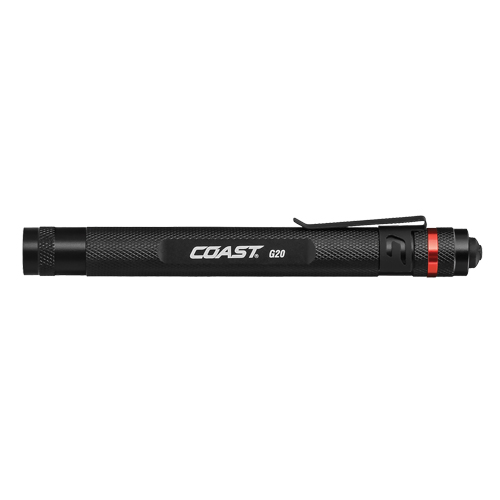 Lampe stylo G20, DEL, 36 lumens, Corps en Aluminium, piles AAA, Compris O-Max