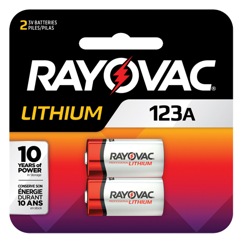 Batteries au lithium, 123, 3 V O-Max