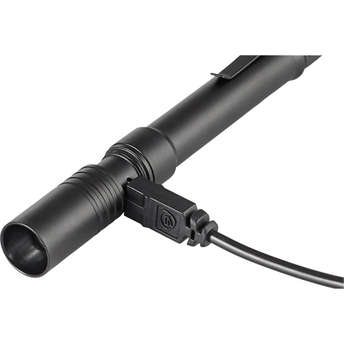 Lampe de poche stylo USB Stylus Pro, DEL, 350 lumens, Corps en Aluminium, piles Rechargeable, Compris O-Max