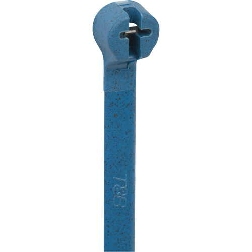 Attache-c&acirc;ble d&eacute;tectable, Longueur 7-4/13", R&eacute;sistance &agrave; la traction 50 lb, Bleu O-Max