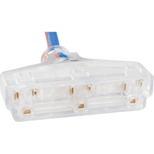 Cordon rallonge en caoutchouc TPE avec indicateur lumineux, Toutes saisons, SJEOW, AWG 12/3, 15 A, 3 prise(s), 25' O-Max