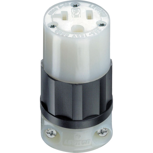 Industrial Grade Locking Connector, 5-20R, Nylon O-Max