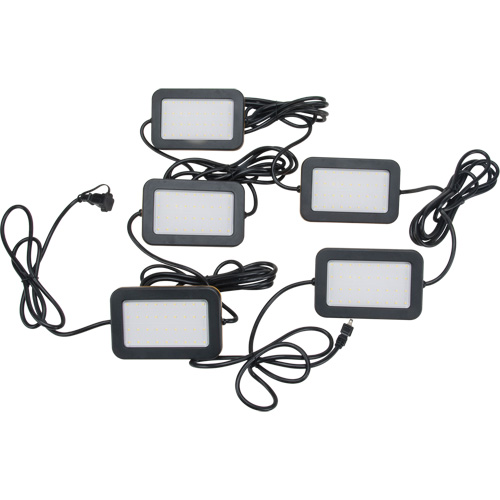 Chaîne de baladeuses DEL, 5 Lumi&egrave;res, 50' lo, Boîtier en Plastique O-Max