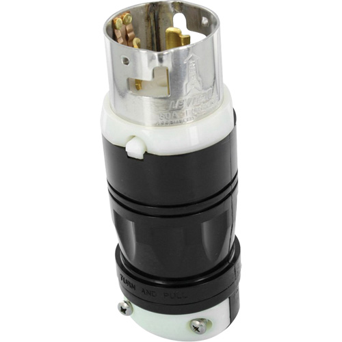 Prise verrouillable de style californien, Nylon, 50 A, 120 V/250 V, Non-NEMA O-Max