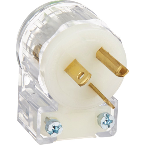 Prise de rallonge &agrave; angle de qualit&eacute; hospitali&egrave;re, Nylon, 20 A, 250 V O-Max