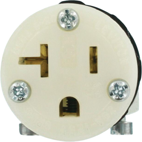 Hospital Grade Extension Plug Connector, 5-20R, Nylon O-Max