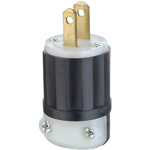 Hospital Grade Extension Plug, Nylon, 15 A, 125 V O-Max