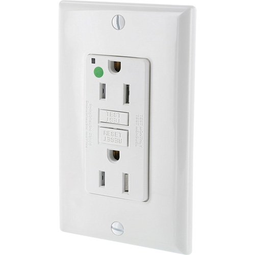 SmartlockPro&reg; Extra Heavy-Duty Self-Test GFCI Receptacle O-Max