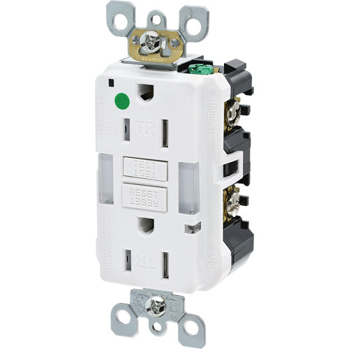 SmartlockPro&reg; Extra Heavy-Duty Self-Test GFCI Receptacle O-Max