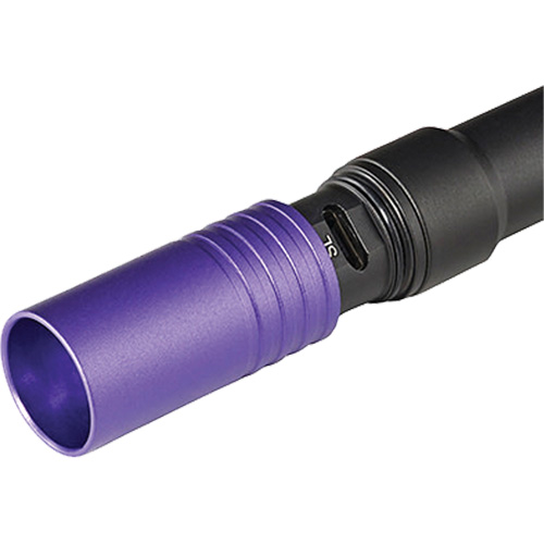 Lampe stylo UV avec port de recharge micro USB Stylus Pro, DEL, Corps en Aluminium, piles Rechargeable, Compris O-Max