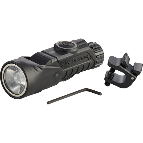 Lame de poche &agrave; alimentation multiple &agrave; angle droit pour casque Vantage 180 X, DEL, Piles Rechargeable/CR123A, Polym&egrave;re de nylon O-Max