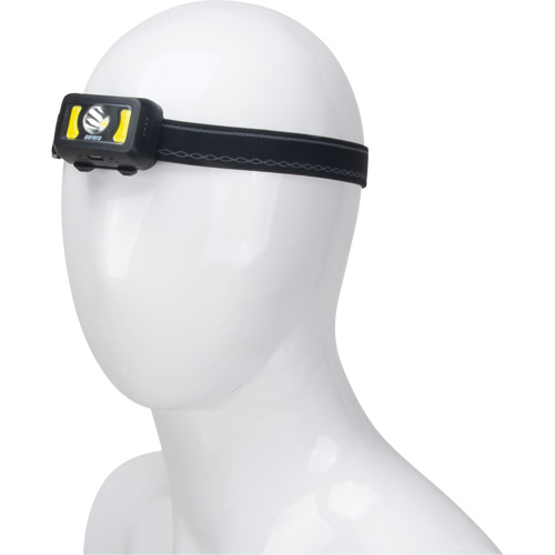 Lampe frontale, DEL, 350 lumens, 2 hres de fonctionnement, piles Rechargeable O-Max