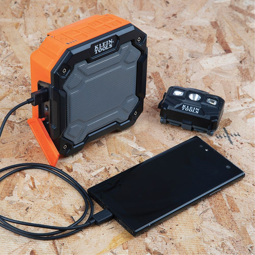 Bluetooth&reg; Jobsite Speaker with Magnet & Hook (Tool Only), Lithium-Ion O-Max