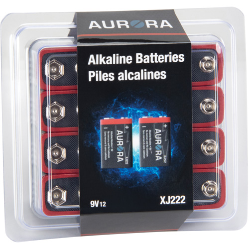 Piles alcalines industrielles, 9 V O-Max