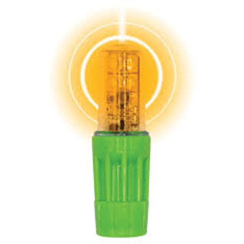 Lampe &agrave; DEL tr&egrave;s lumineuse Rocket II pour les fouets d'avertissement style &agrave; douille 1156, Clignotement, Ambr&eacute;e O-Max
