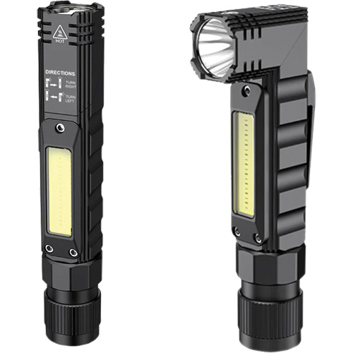 Baladeuse multifonctionnelle, DEL, 500 lumens, Piles Rechargeable O-Max