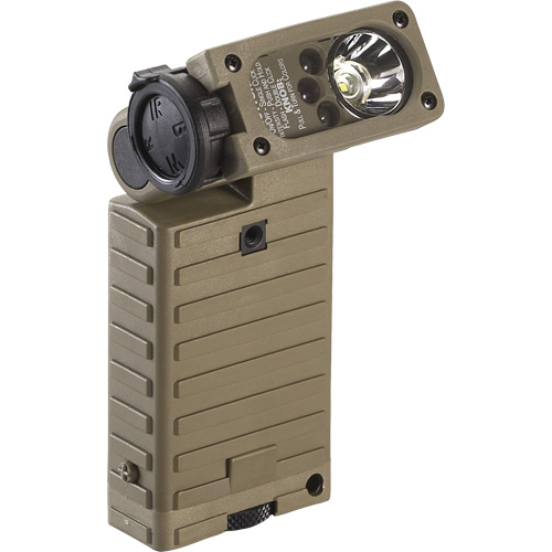 Sidewinder&reg; X High-Output Multi-Fuel Military Light with Tilting Head, LED, 275 Lumens, AA Batteries O-Max