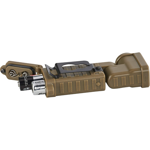 Lampe militaire haute puissance &agrave; deux carburants Sidewinder X avec t&ecirc;te basculante, DEL, 275 lumens, Piles AA O-Max