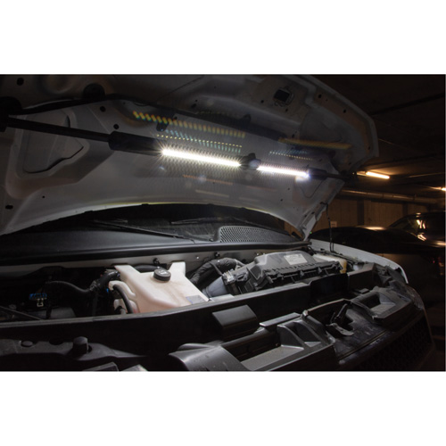 Baladeuse sous-capot pliante, Crochet, Rechargeable, 1400 lumens O-Max