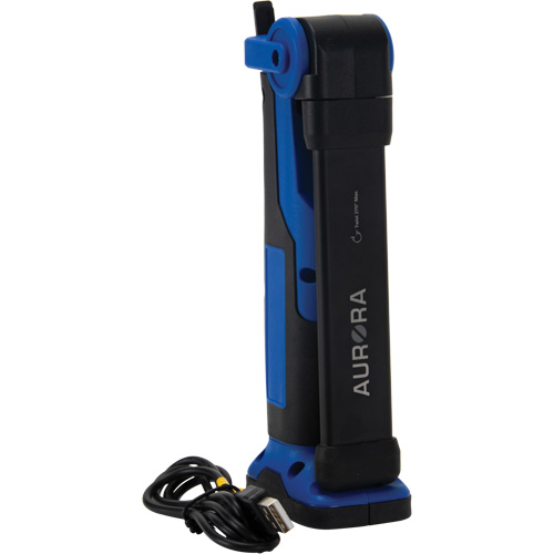 Baladeuse pliante/torsad&eacute;e, Magn&eacute;tique, Rechargeable, 350 lumens O-Max