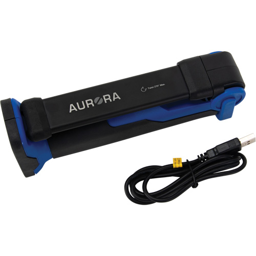 Baladeuse pliante/torsad&eacute;e, Magn&eacute;tique, Rechargeable, 350 lumens O-Max