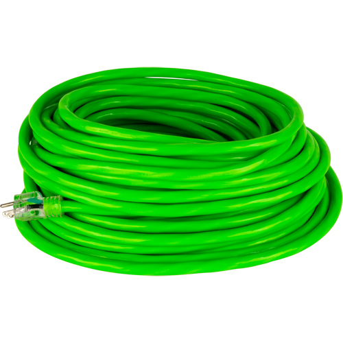 Industrial Extension Cord, All-Weather, SJTW, 10/3 AWG, 15 A, 50' O-Max