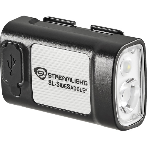 Lampe de casque SL-SIDESADDLE USB pour casques et casques de s&eacute;curit&eacute;, DEL, 350/320/400 lumens, 6,25/7/5 hres de fonctionnement, piles Rechargeable O-Max