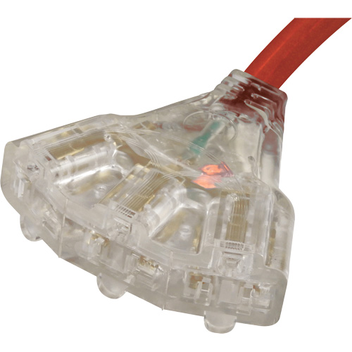 Rallonge pour g&eacute;n&eacute;ratrice avec triple fiche, STW, AWG 10, 3 prise(s), 25' O-Max