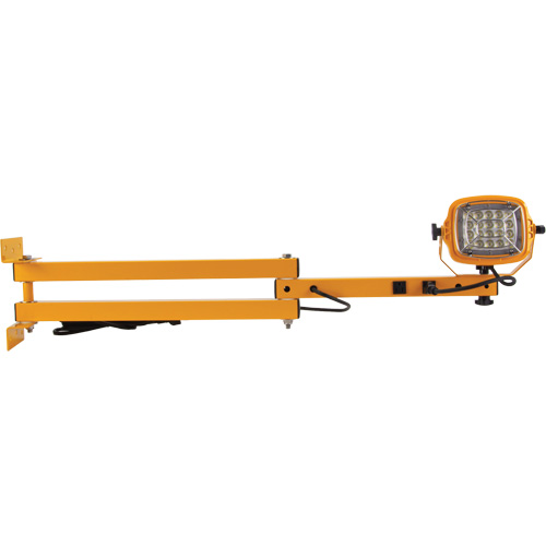 Lampe de quai, Bras 40", 50 W, Ampoule DEL, M&eacute;tal O-Max