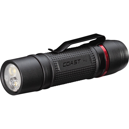 PX9 Dual Optic Flashlight, LED, 750 Lumens, AAA Batteries O-Max