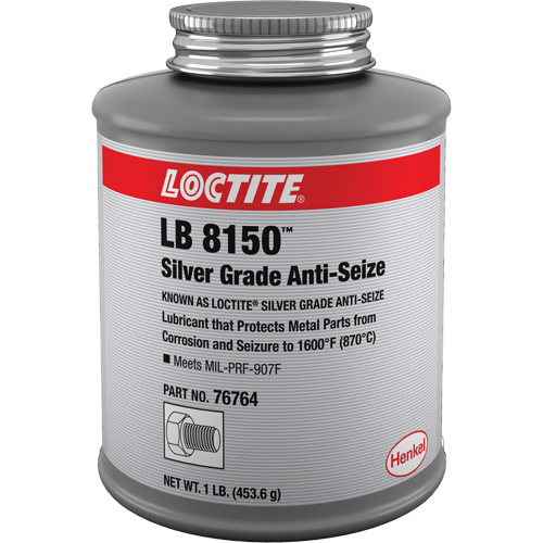 Silver Grade Anti-Seize, Brush Top Can, 1600°F (871°C) Max. Temp. O-Max