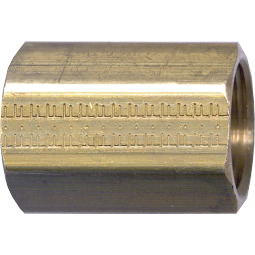 Pipe Coupling, Brass, 1/4" O-Max
