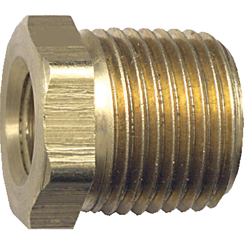 Pipe Bushing, 3/4" x 1/2", NPT x FPT, Brass O-Max