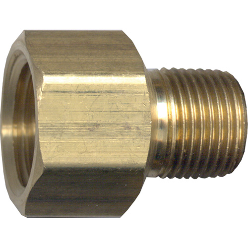 Pipe Adapter, FPT x NPT, 1/4" x 1/8" Dia., Brass O-Max