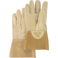 Softouch Welding Gloves, Split Pigskin, Size Large O-Max