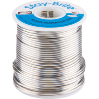 M&eacute;taux d'apport Stay-Brite, Sans plomb, 96 % d'&eacute;tain, 4 % d'argent, &acirc;me Plein, dia. 0,0625" O-Max
