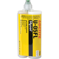 Hysol U-05FL Urethane Adhesive, Two-Part, Dual Cartridge, 622 g., Off-White O-Max