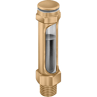 Indicateurs de niveau &agrave; liquide en laiton - Droits, Filet&eacute;, 14-1/4" lo, 225°F (107,22° C) O-Max