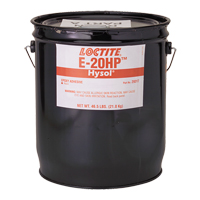 E-20P Fast Setting Structural Adhesives , 5 gal., Pail, Two-Part, White O-Max