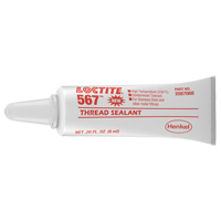 567 High Temperature Thread Sealant, Tube, 6 ml, -53.88° C - 204° C/-65° F - 400° F O-Max