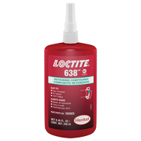 Composé de retenue Loctite<sup>MD</sup> 638, 250 ml, Bouteille, Vert AF278 | O-Max
